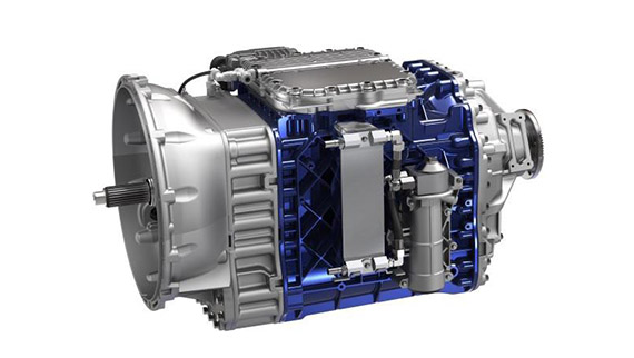 a Volvo I-Shift engine with auto neutral